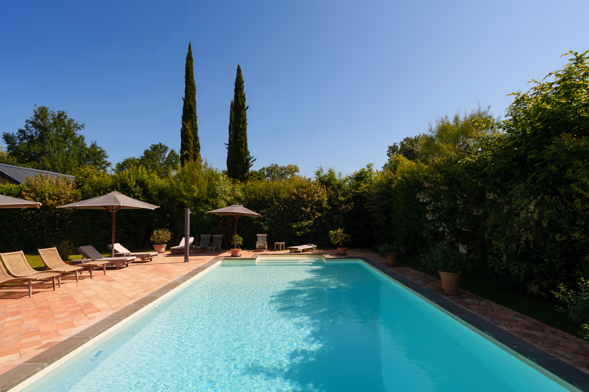 Château swimming pool